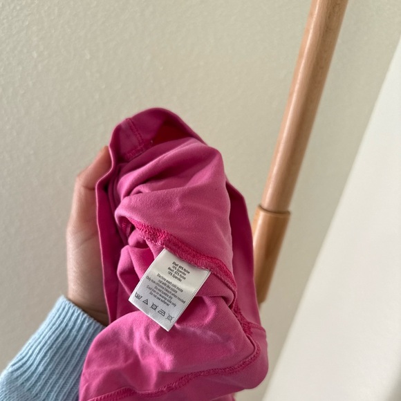 ALO Yoga Pink and Orange Asymmetrical Racerback Sport Tank Top Women’s Size S - Picture 6 of 7